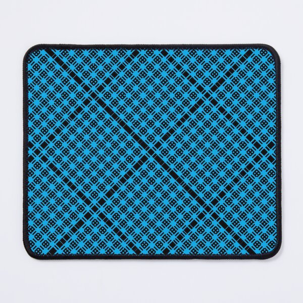 Item preview, Criss Cross Angled Dash Line Pattern in Black and Blue designed and sold by Neil Feigeles.