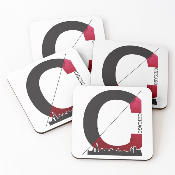 Item preview, Chicago C Letter Skyline Art Design. Black text designed and sold by epicmarketing.