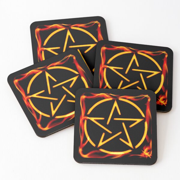 Item preview, The Pentagram With Fire  designed and sold by Mark Jesus-Allen.
