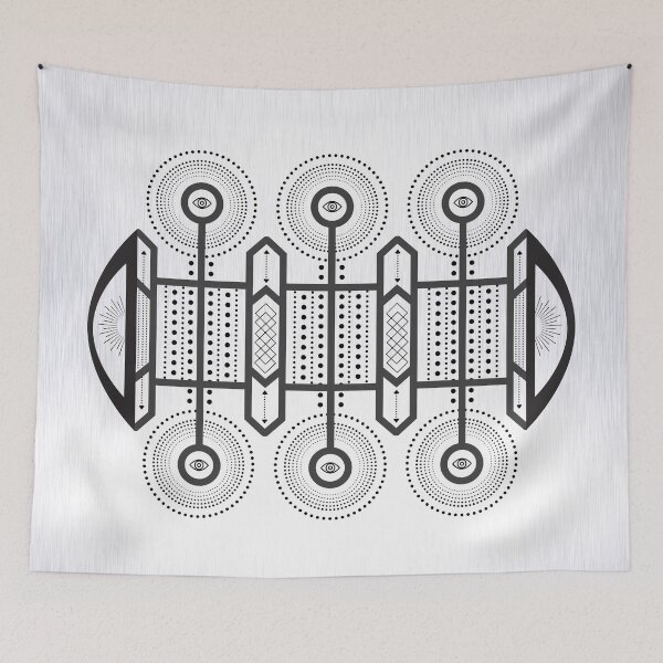 Item preview, Karmic Light Code - Eyes of the Soul (Metallic Background) designed and sold by LunaDawnArt.
