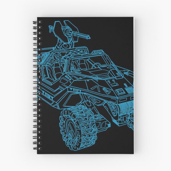 Item preview, UNSC Warthog - Blue Outline designed and sold by ONI-Creative.