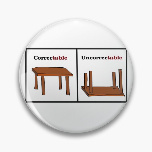 Item preview, Correct Table designed and sold by RickPostCo.