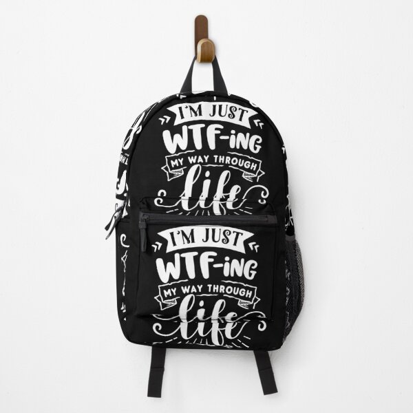 Item preview, I'm Just WTFing My Way Through Life white designed and sold by NessiCreates.