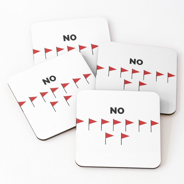 Item preview, Red flag NO lean yes designed and sold by jassine11.