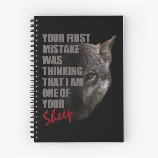 Item preview, Wolf - Your First Mistake Was Thinking That I am One Of Your Sheep designed and sold by TeesForTheWorld.