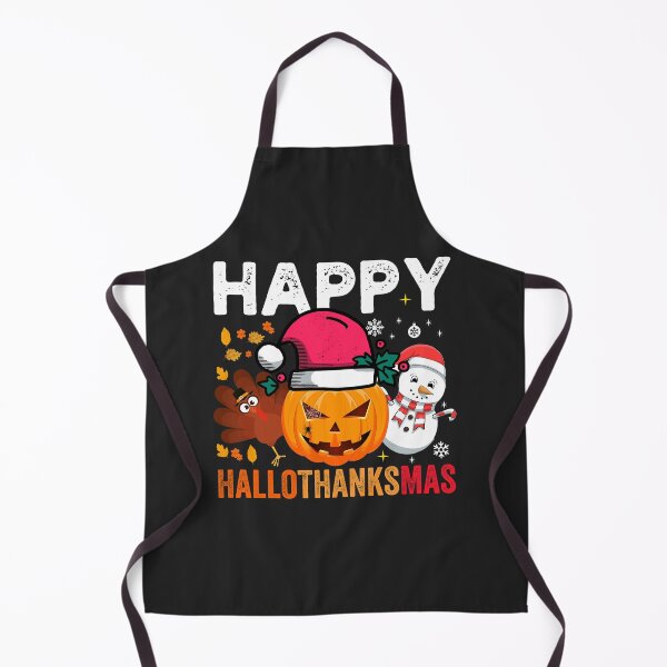 Item preview, Happy Hallothanksmas Funny Halloween Thanksgiving Christmas designed and sold by NiceSpot.
