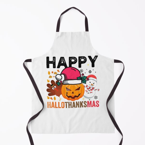 Item preview, Happy Hallothanksmas Funny Halloween Thanksgiving Christmas designed and sold by NiceSpot.