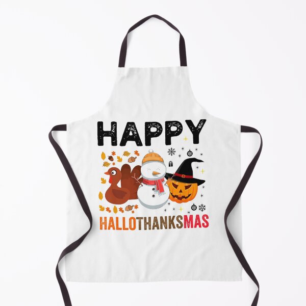 Item preview, Happy Hallothanksmas Funny Halloween Thanksgiving Christmas designed and sold by NiceSpot.