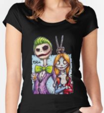 Nightmare In Gotham Women's Fitted Scoop T-Shirt