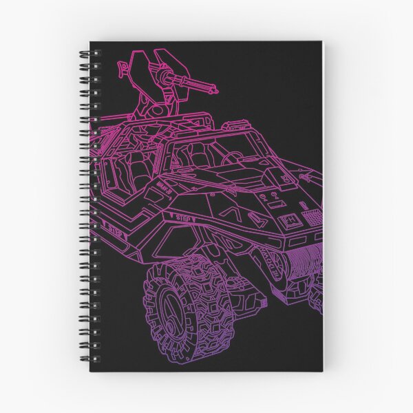Item preview, UNSC Warthog - Magenta to Purple Gradient Outline designed and sold by ONI-Creative.