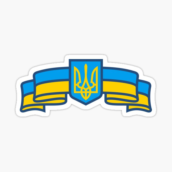 Ukrainian symbols Sticker
