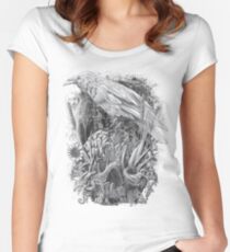 White Raven Women's Fitted Scoop T-Shirt