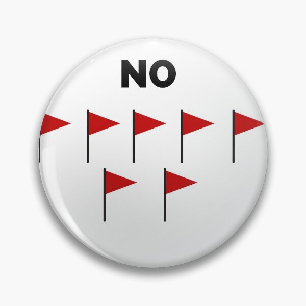 Item preview, Red flag NO lean yes designed and sold by jassine11.
