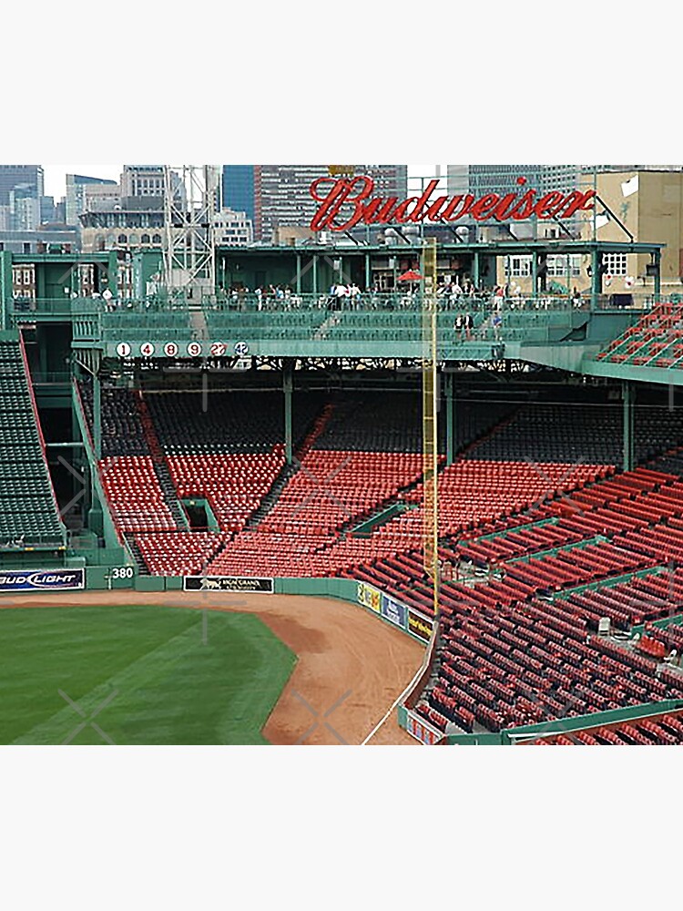 Green Monster Seats Fenway Park Sign Boston MA Black and White