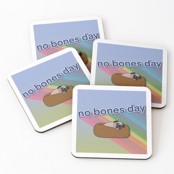 Item preview, No Bones Day - Square designed and sold by MirandaOriginal.