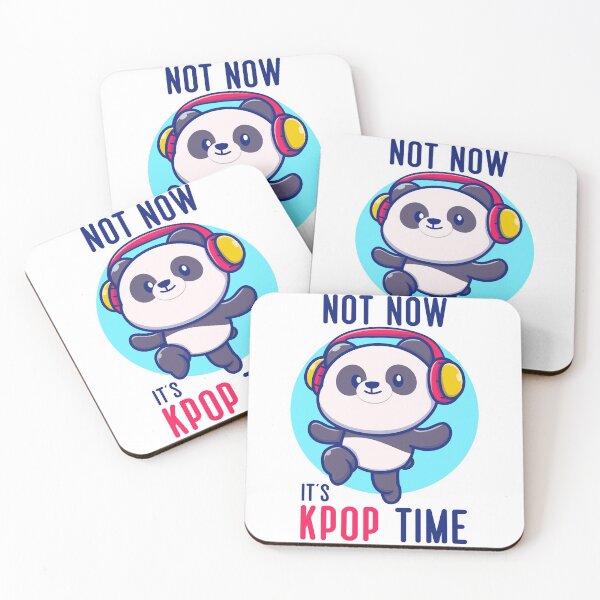 Item preview, Not Now, It’s KPOP Time KPOP Fan Merch designed and sold by M3G4MERCH.
