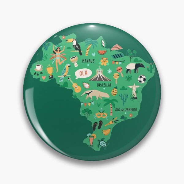 Item preview, Best Brazil Map  designed and sold by mattpanta.