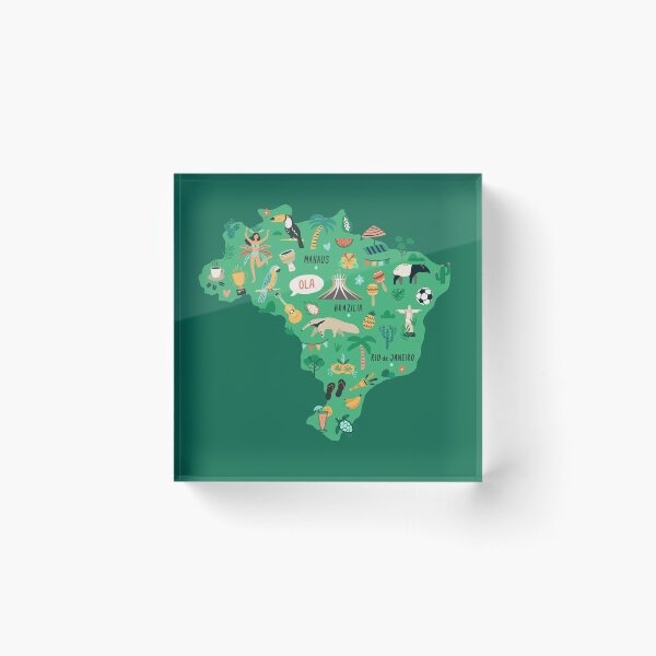 Item preview, Best Brazil Map  designed and sold by mattpanta.