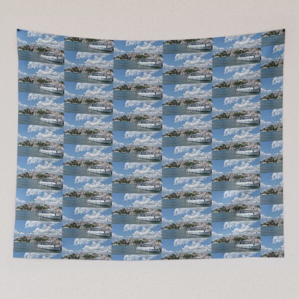 Item preview, Boats At Skiathos, Greece designed and sold by lynn carter.