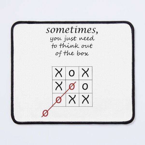 Item preview, sometimes you just need to think out of the box merch by MyFavoriteMerch designed and sold by TheMerchInHouse.