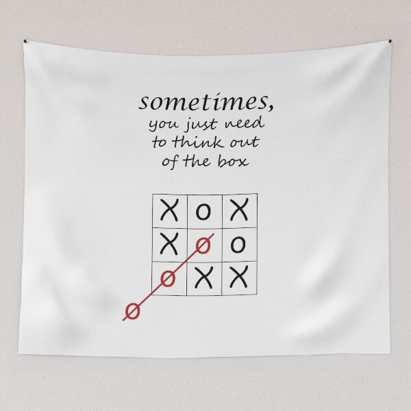 Item preview, sometimes you just need to think out of the box merch by MyFavoriteMerch designed and sold by TheMerchInHouse.