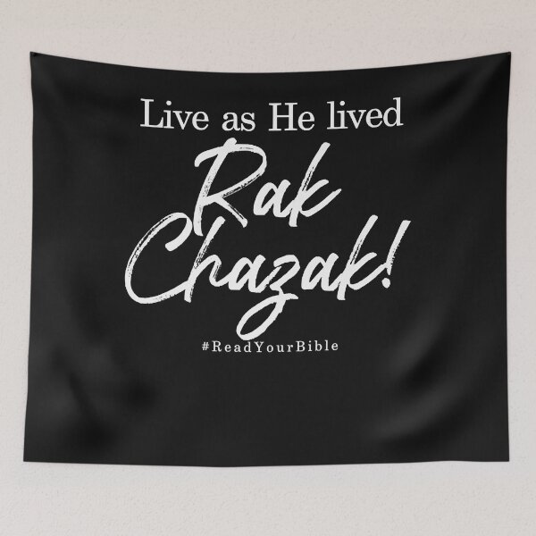 Item preview, Rak Chazak - Live As He Lived Premium T-Shirt designed and sold by sakitanike.