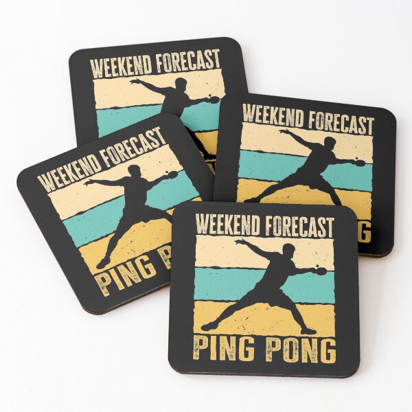 Item preview, Weekend Forecast: Ping Pong. Table Tennis Player Quote, Gift for Ping Pong Lovers designed and sold by AS-Shirts.
