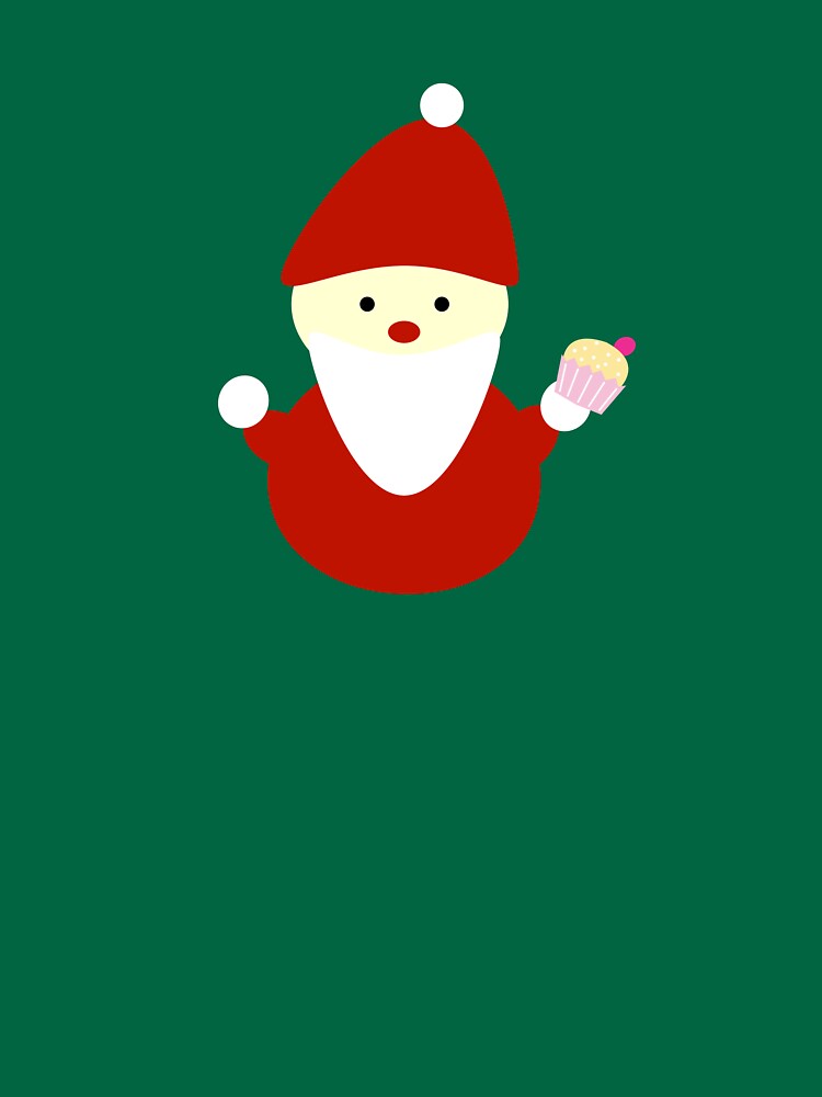 santa claus with cupcake by gosugimoto