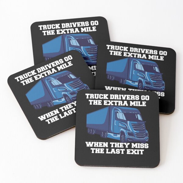 Item preview, Funny Trucker Gift ideas Truck Drivers Go The Extra Mile designed and sold by fantasticdesign.