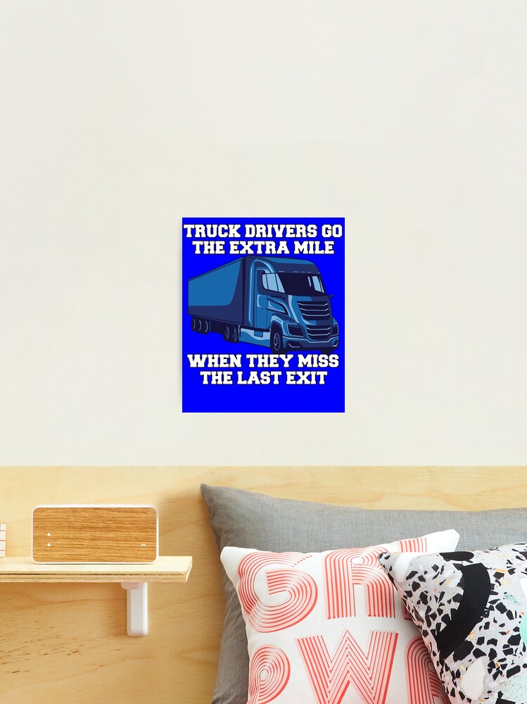 Funny Trucker 18 Wheeler Truck Driver Gift - Trucker - Pillow