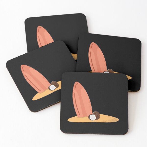 Item preview, Surfing Board on a Sandy Beach with Coconut designed and sold by JackLamel.
