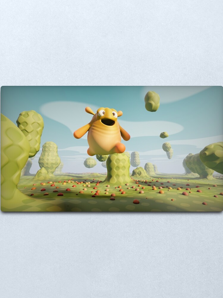 Alternate view of Happy Jumping Metal Print