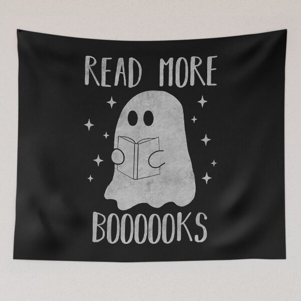 Item preview, Read more boooooks Cute Ghost Halloween T-Shirt designed and sold by sakitanike.