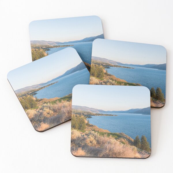 Item preview, Summer Evening View of Okanagan Lake and Naramata designed and sold by Amy Mitchell.
