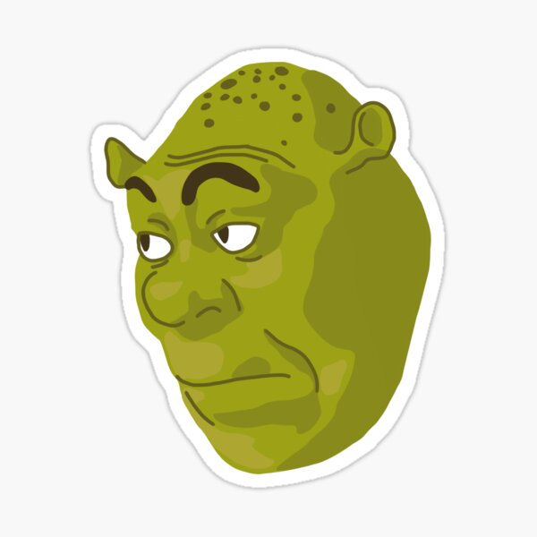 Shrek Themed Stickers Shrek meme Shrek fan art shrek party allstar ...