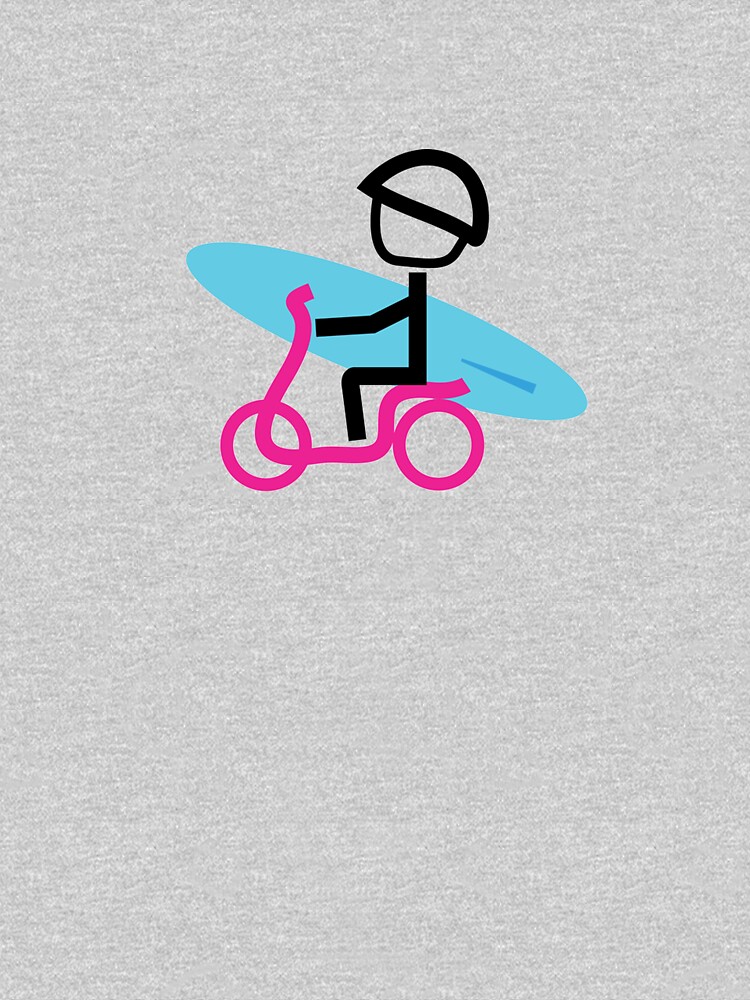 Scooter Boy series - scooter surferl t-shirt by gosugimoto