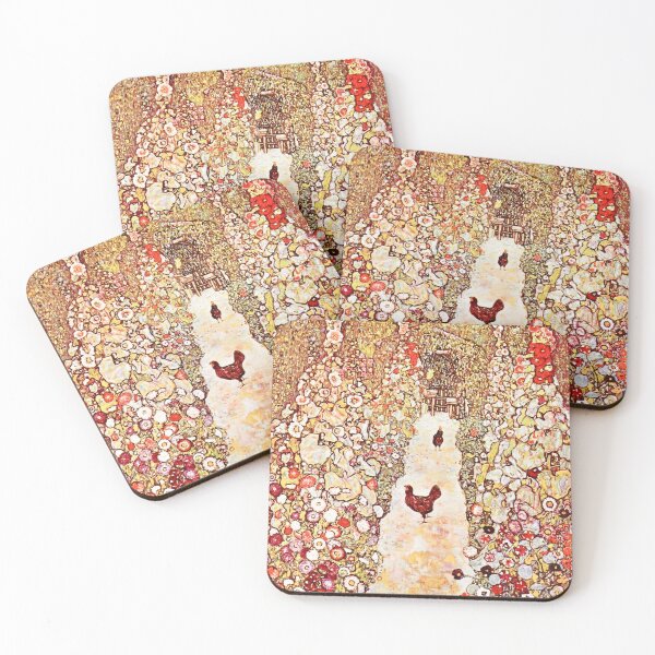 Item preview, Garden with Roosters, 1917 by Gustav Klimt designed and sold by CristalleLisa.