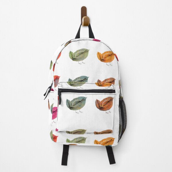 Item preview, Cute Little Birds Leave Patterned Painting Art - Hand Painted Birds designed and sold by AR Studios.