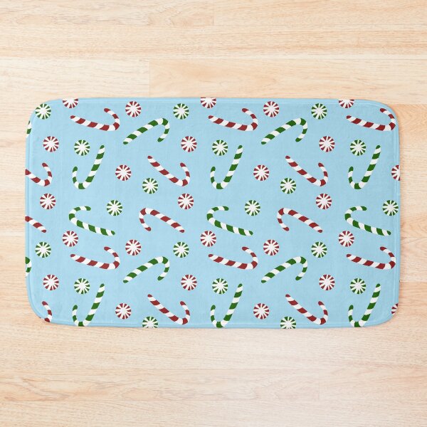 Item preview, Candy Canes and Peppermints Tossed Repeat Design designed and sold by OkayKaylaMarie.