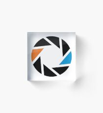 Portal - Aperture Science Acrylic Block