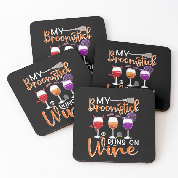 Item preview, My Broomstick Runs On Wine designed and sold by StoreRahhal.