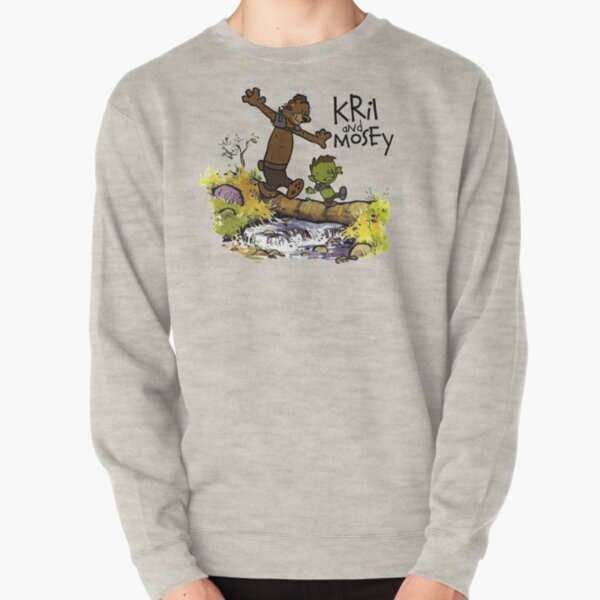 Kril and Mosey - log crossing Pullover Sweatshirt
