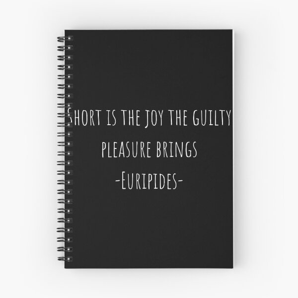 Item preview, Guilty Pleasure Quote Sticker designed and sold by Water Flick.