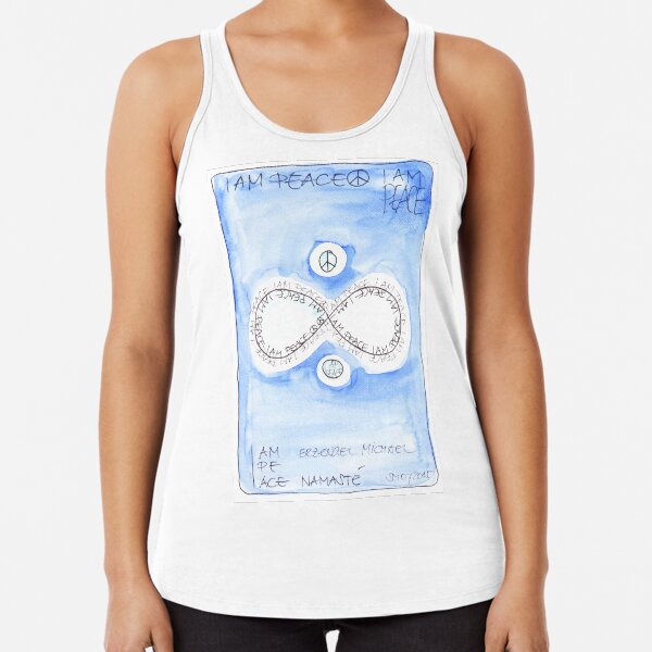 Manifesto »I AM PEACE« Racerback Tank Top