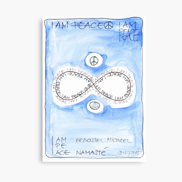 Manifesto »I AM PEACE« Leinwanddruck