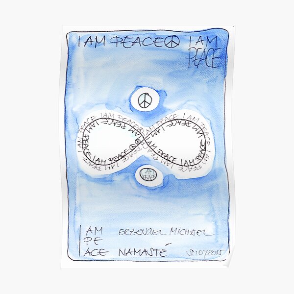 Manifesto »I AM PEACE« Poster