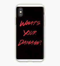 whats your damage? iPhone Case