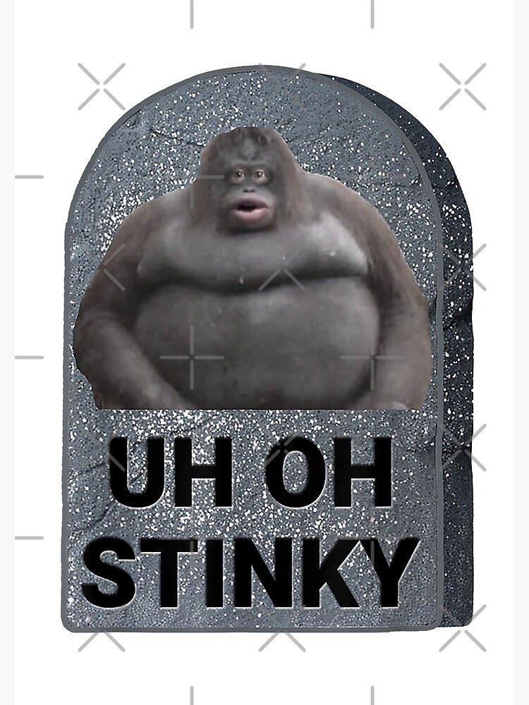 Uh Oh Stinky Poop Meme Tombstone Le Monke Halloween Costume T Shirt