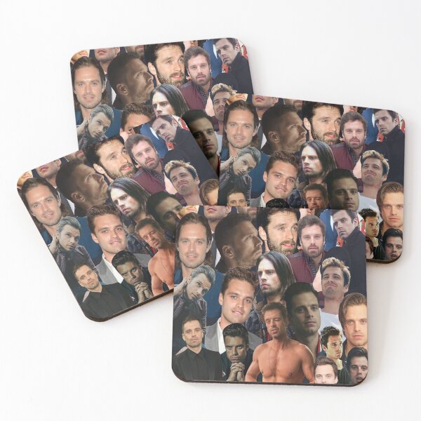 Item preview, Sebastian Stan photo collage designed and sold by Draganuv.