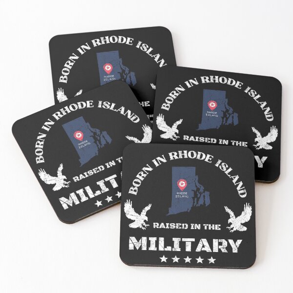 Item preview, Born in Rhode Island  raised in the Military   designed and sold by PinnockDesigns.